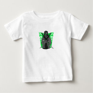 Camiseta moletom cyberpunk anime gamer neon verde estilo de