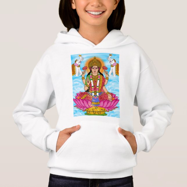 Camiseta Moletom da Deusa Lakshmi (Frente)