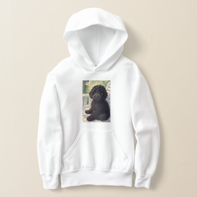Camiseta Moletom de Anime de Cachorrinho Fofo para Meninas (Postura )