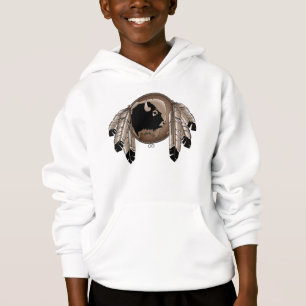 Camiseta Moletom de Arte Nativa Infantil Moletom de Arte Na