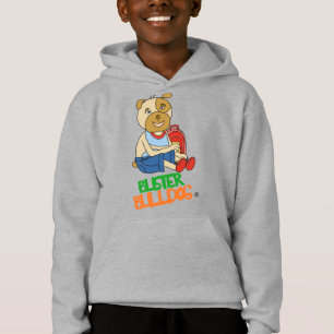Camiseta Moletom de desenho animado de cachorro engraçado p
