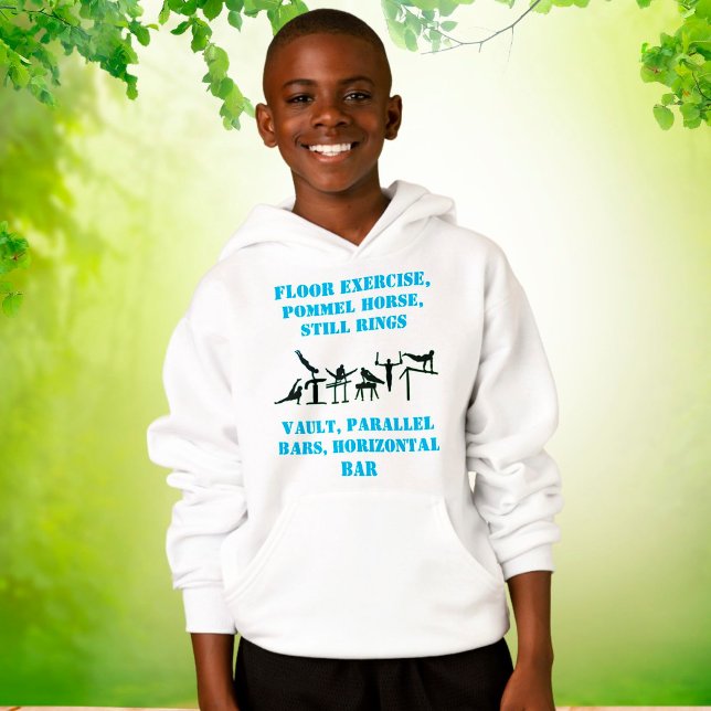 Camiseta Moletom de Eventos de Ginástica Masculina com o No (Criador carregado)