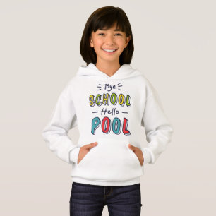 Camiseta Moletom de Férias de Verão das Meninas - Tchau Esc