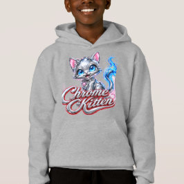 Camiseta Moletom de Juventude Chrome Kitten