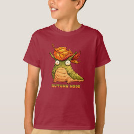 Camiseta Moletom de Lesma com Estilo de Outono Fofo