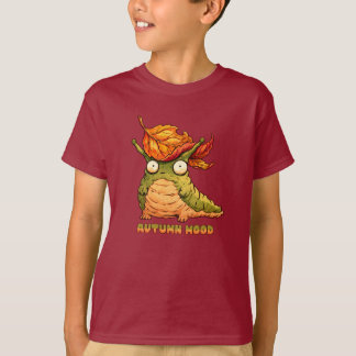 Camiseta Moletom de Lesma com Estilo de Outono Fofo