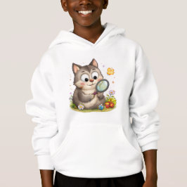 Camiseta Moletom de lobo para crianças