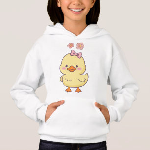 Camiseta Moletom de Meninas com Patozinho Fofo