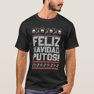 Camiseta Moletom de Natal mexicano Feliz Navidad P