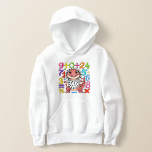 Camiseta Moletom de Números de Matemática Fofa para Criança