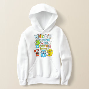 Camiseta Moletom de Números Divertidos para Crianças Rein