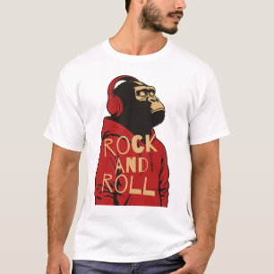 Camiseta Moletom de Rock And Roll de Gorila