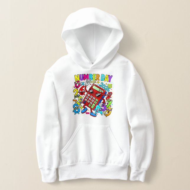 Camiseta Moletom Dia dos Números para Crianças | Escola Pri (Postura )