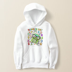 Camiseta Moletom Dia dos Números para Crianças Números de