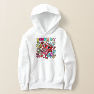 Camiseta Moletom do Dia do Número para Crianças da Escola P