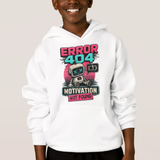 Camiseta Moletom Error 404: Motivação Não Encontrada