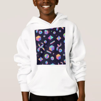 Camiseta Moletom Estético com Espaço Holográfico 3D Aconche