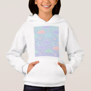 Camiseta Moletom Estético Nuvem Pastel Aconchegante