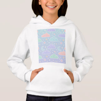 Camiseta Moletom Estético Nuvem Pastel Aconchegante