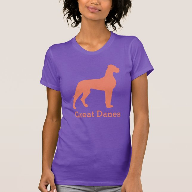 Camiseta Moletom Great Dane Natural Salmão (Frente)
