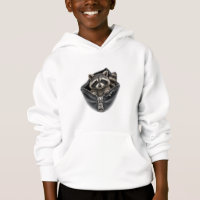 Moletom Infantil com Bolso Zipper e Guaxinim Fofo