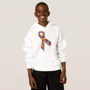 Camiseta Moletom Infantil com Capuz Laço