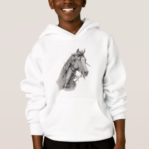 Camiseta Moletom Infantil com Gráfico de Cavalo Majestoso -
