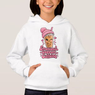Camiseta Moletom Infantil de Apoio Emocional com Café