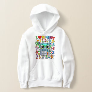 Camiseta Moletom Infantil Dia dos Números   Eu Amo Números 