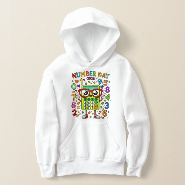 Camiseta Moletom Infantil Dia dos Números | Números de Mate (Postura )
