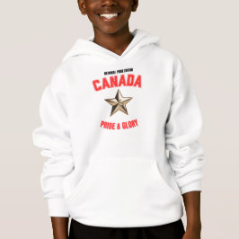 Camiseta Moletom Infantil Edição Orgulho Nacional Canadá