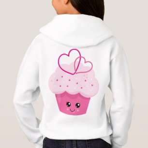 Camiseta Moletom Infantil Feminino com Capuz Hanes ComfortB