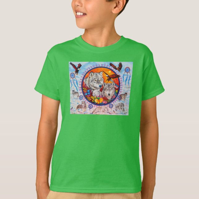 Camiseta Moletom Infantil Hanes ComfortBlend® (Frente)