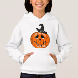 Camiseta Moletom Jack O' Lantern Kids Chapéu de Bruxa Hallo