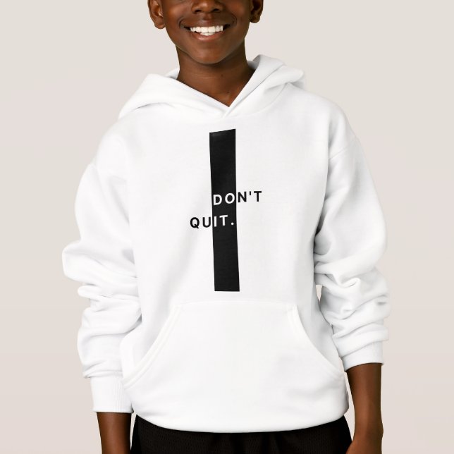 Camiseta Moletom Não Desista (Frente)