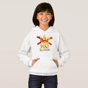 Camiseta Moletom No Kings Crown – Gráfico de Streetwear Est