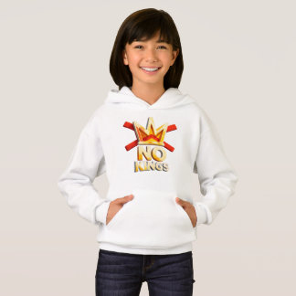 Camiseta Moletom No Kings Crown – Gráfico de Streetwear Est