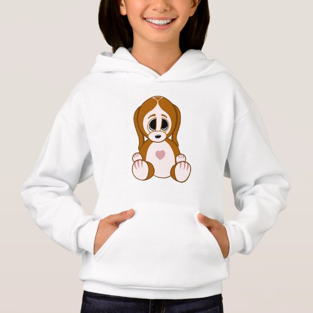 Camiseta Moletom para Cachorrinho Pebbles (Frente)