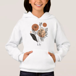 Camiseta Moletom Personalizado Boho Botânico para Crianças