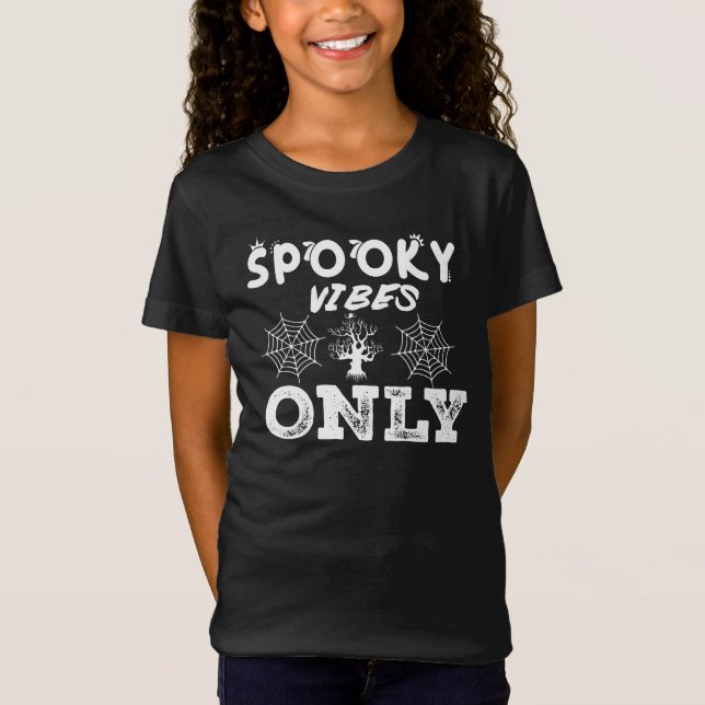 Camiseta Moletom Spooky Vibes Only-67293 (Frente)