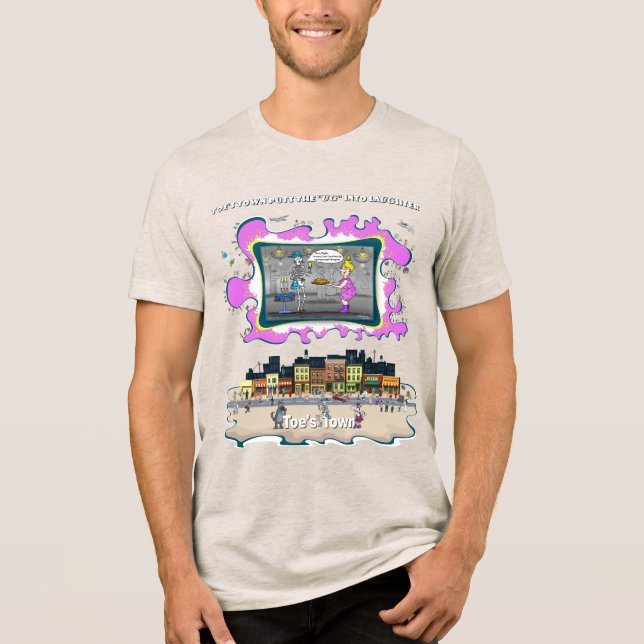 Camiseta Moletom Tri-Blend de Molho de Feijão | Aniversário (Frente)