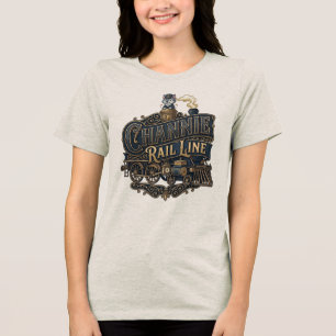 Camiseta Moletom Vintage Channie Rail Line Stray Wolf
