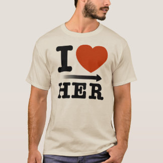 Camiseta Moleton "I Heart Her"