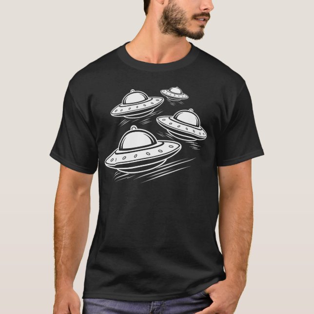 Camiseta Molhantes Voadores Ufo (Frente)