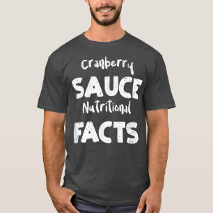 Camiseta Molho de amora de Natal Fatos Nutricionais