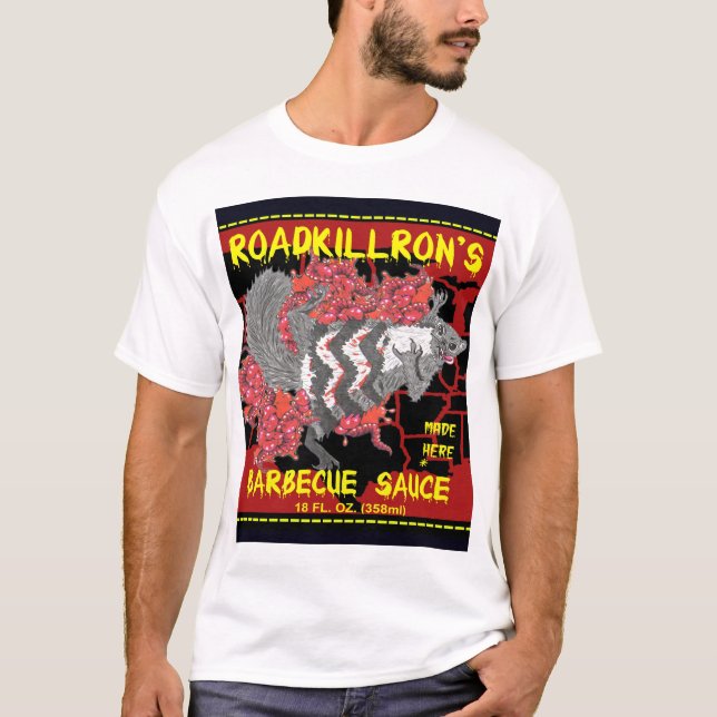 Camiseta Molho de assado de RoadkillRon (Frente)