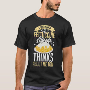 Camiseta Molho De Galinha De Fettuccine Alfredo Recebe Pas