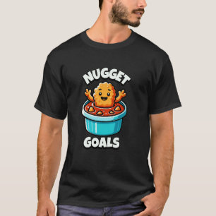 Camiseta Molho de Imersão de Meta de Nugget de Frango Engra
