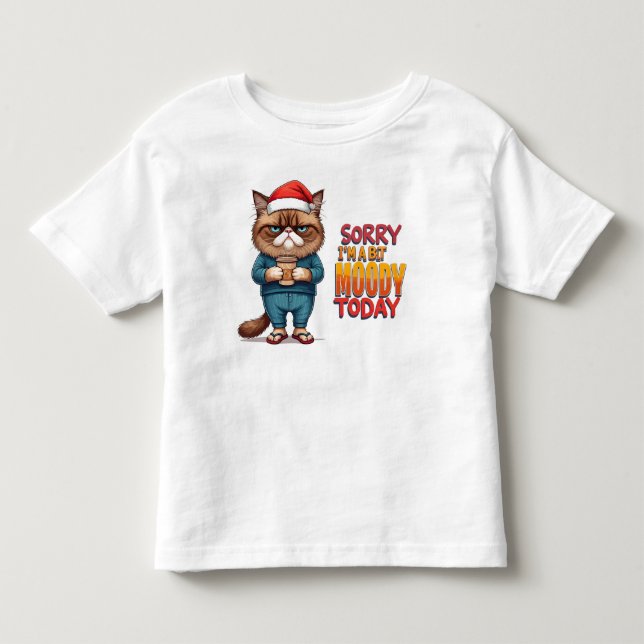 Camiseta Molho de Natal para Gatos Grumosos (Frente)