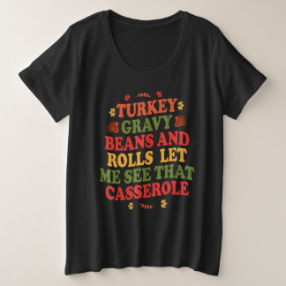 Camiseta Molho de Peru Fofo Feijão E Pães Me Mostra Isso 